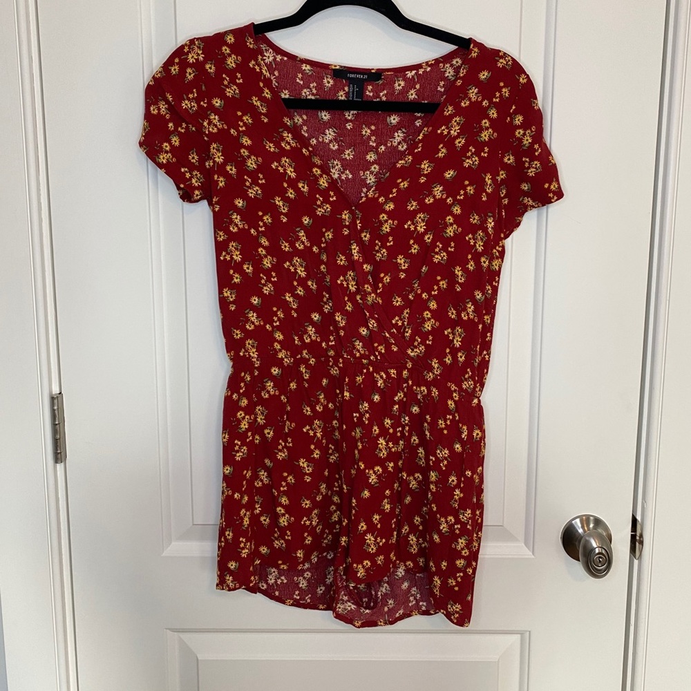 Women’s Forever 21 Short Sleeve Romper